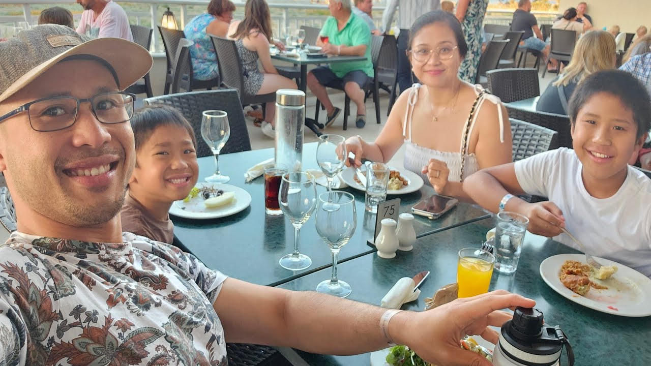 Our first dinner at Atlantica Hotels & Resorts