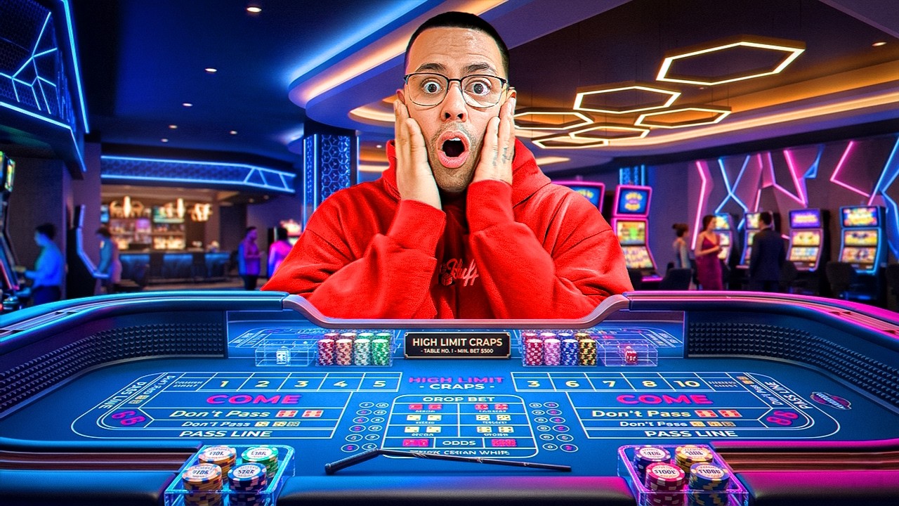 Playing High Limit Craps on a NEW TABLE!