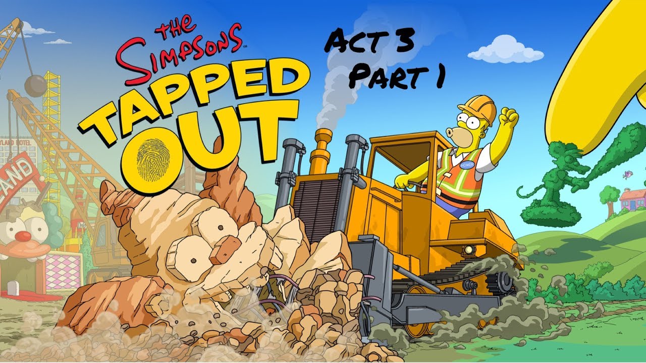 The Simpsons Tapped Out: Itchy & Scratchy Land Update (Act 3) Pt.1