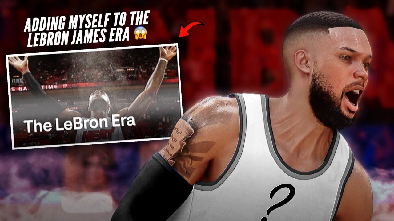 I ADDED MYSELF TO THE LEBRON JAMES ERA... (NBA 2K24 PS5 NEXT GEN MYNBA ERAS) 🤯