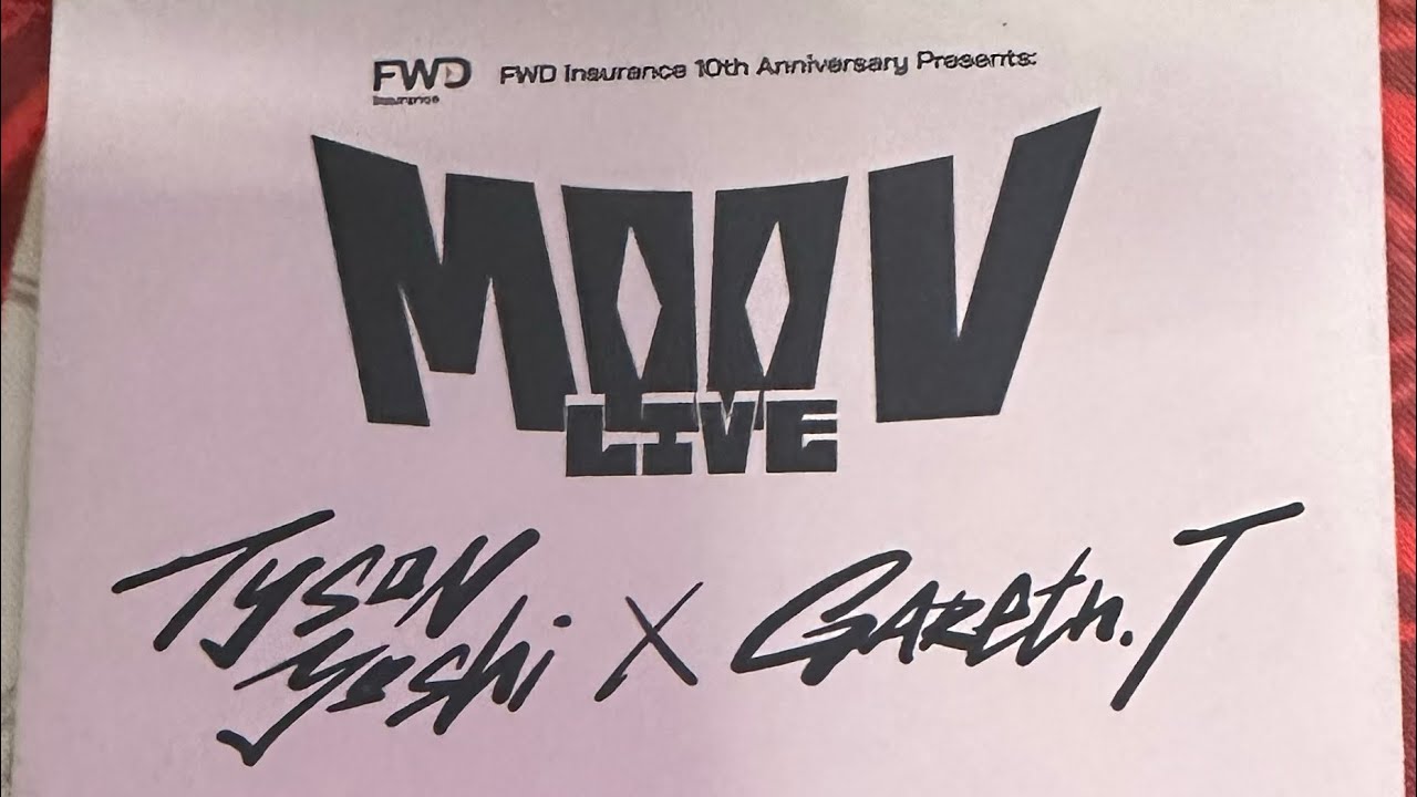 Tyson Yoshi x Gareth.T 演唱會2023｜MOOV LIVE TYSON YOSHI x GARETH.T｜會展  (4K)