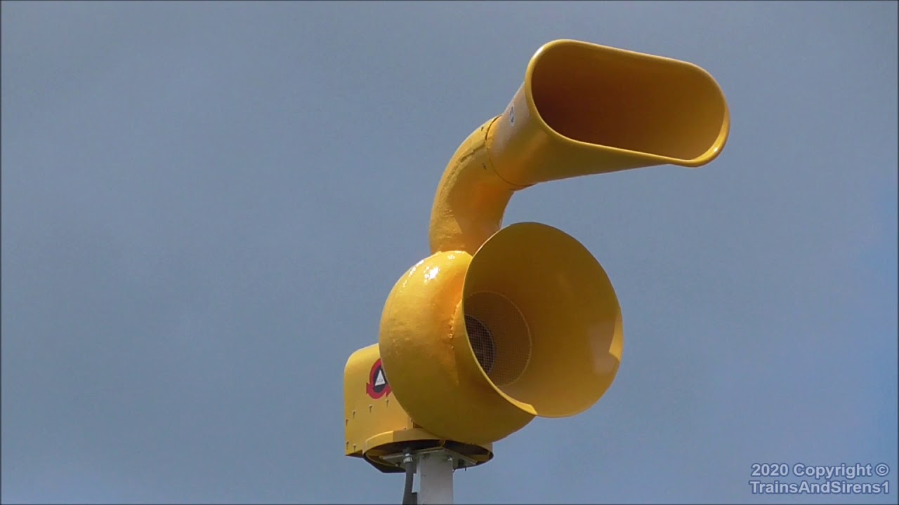 Refurbished ACA Allertor 125 Tornado Siren Test, Alert Signal - Thomaston, GA