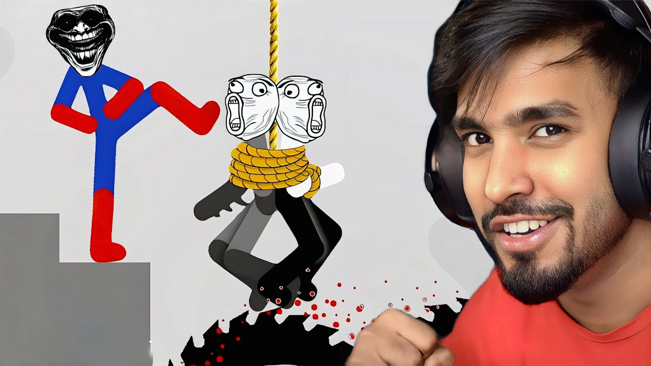 I BECAME A KILLER IN STICKMAN FALLING | TECHNO GAMERZ