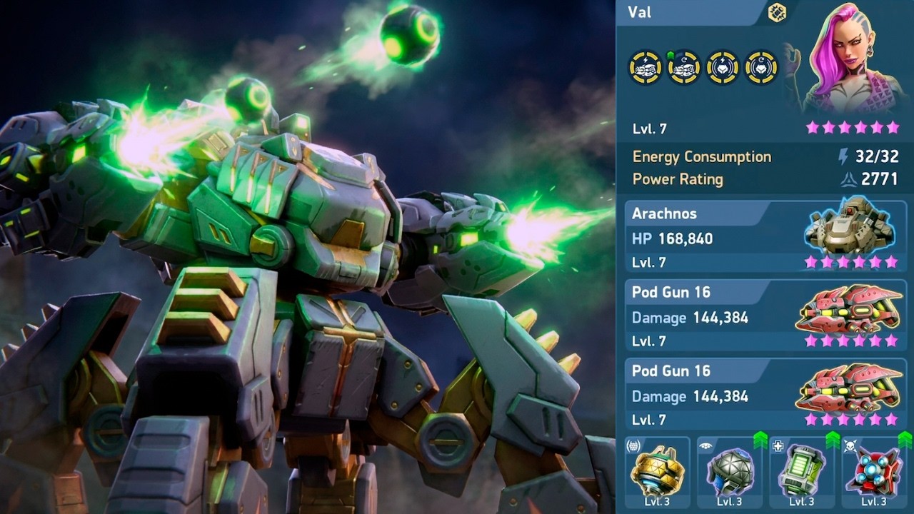 Arachnos Pod Guns Sticks Bombs on Everything