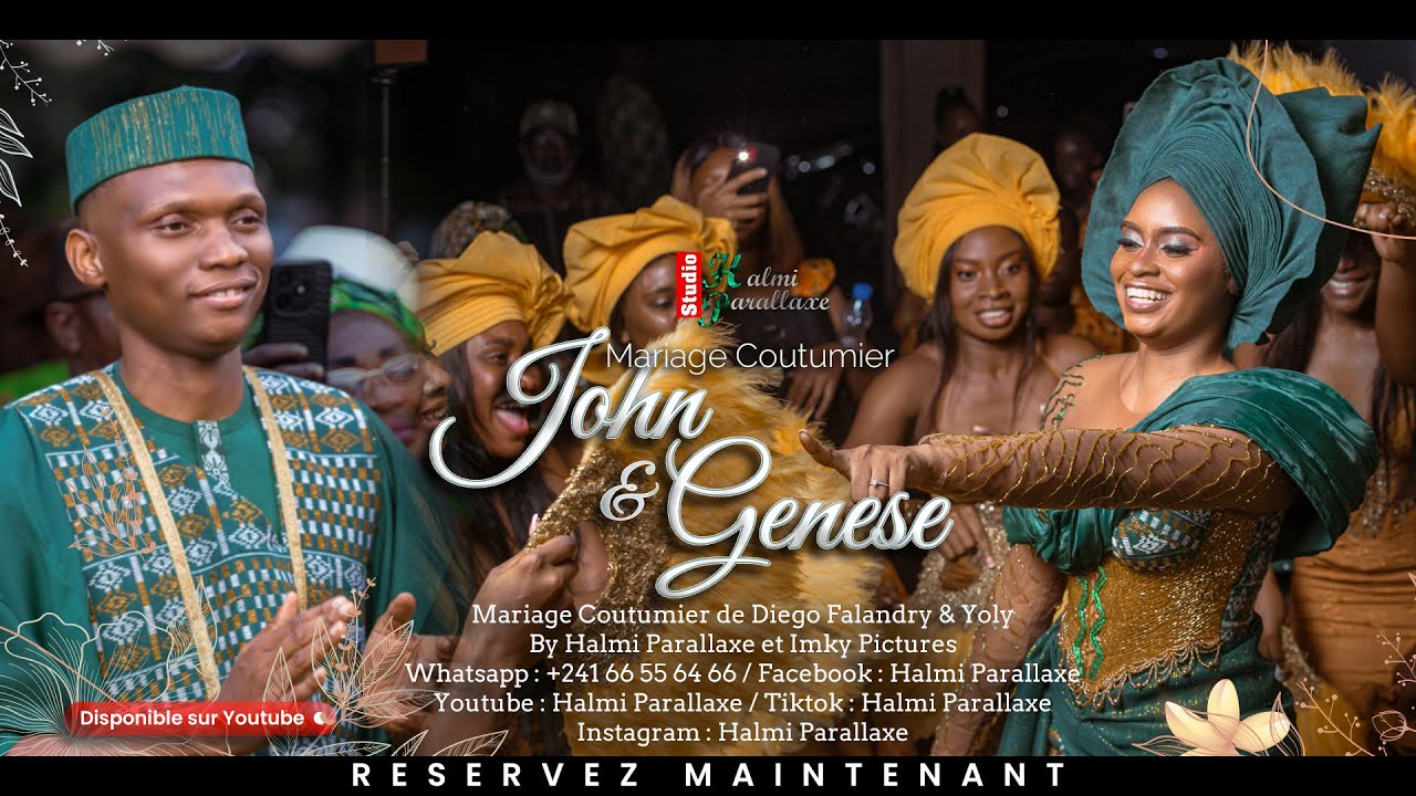 Mariage Coutumier Mr John & Genese Par le Studio Halmi Parallaxe