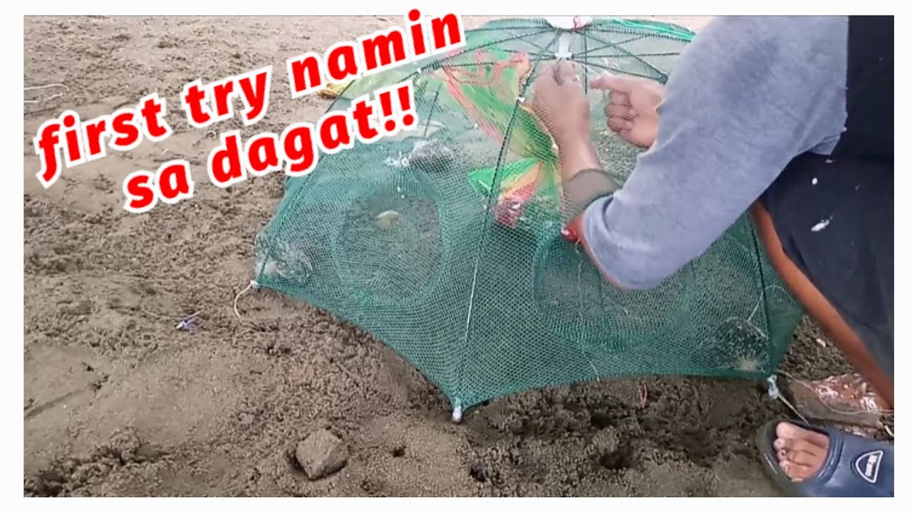 UMBRELLA FISHING NET || RESULTA NG UNANG PAGGAMIT