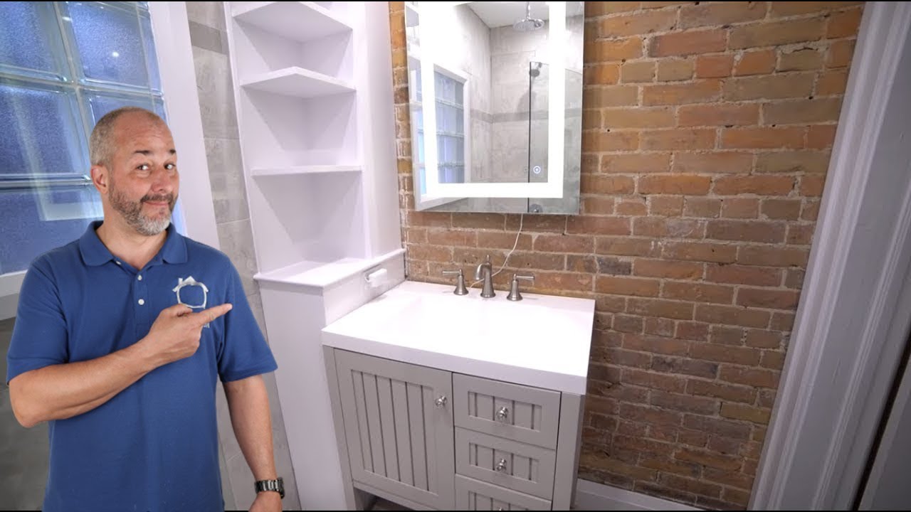 Small Bathroom Renovation 1905 Building | Reality Renovision Ep16