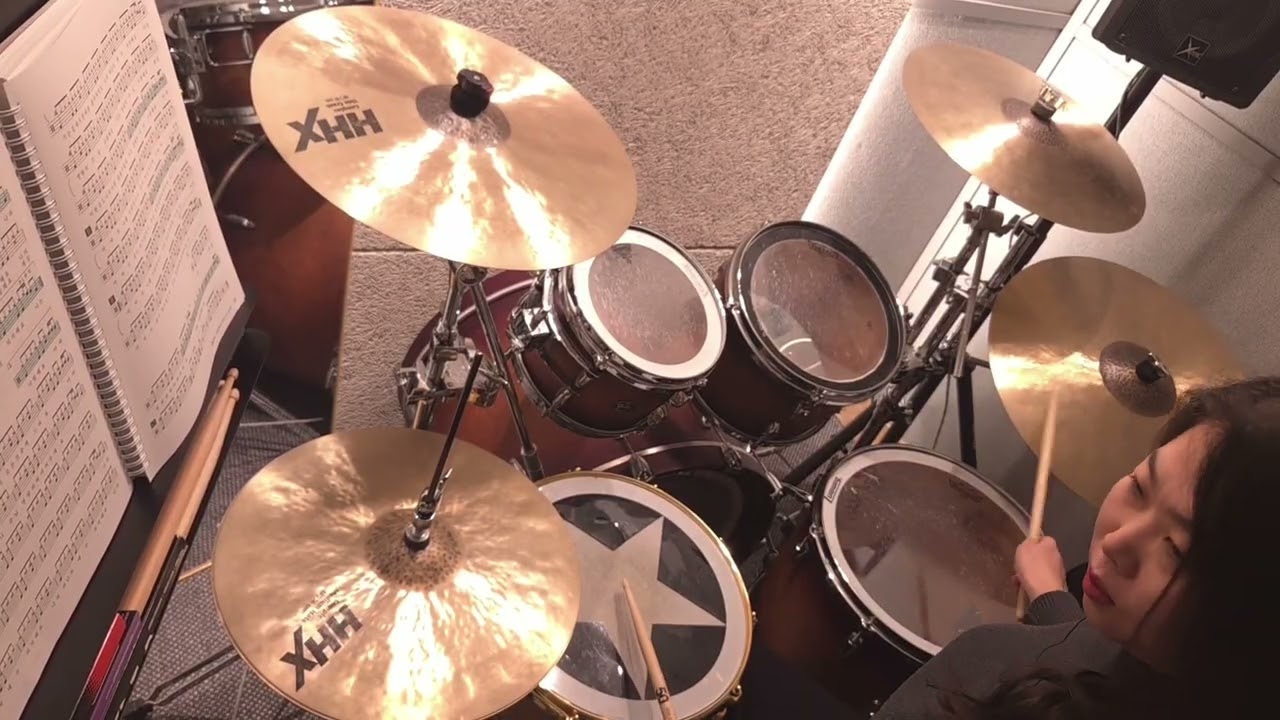 CCM) 나의 피난처 예수 (시와 그림) 드럼연주 - MOON