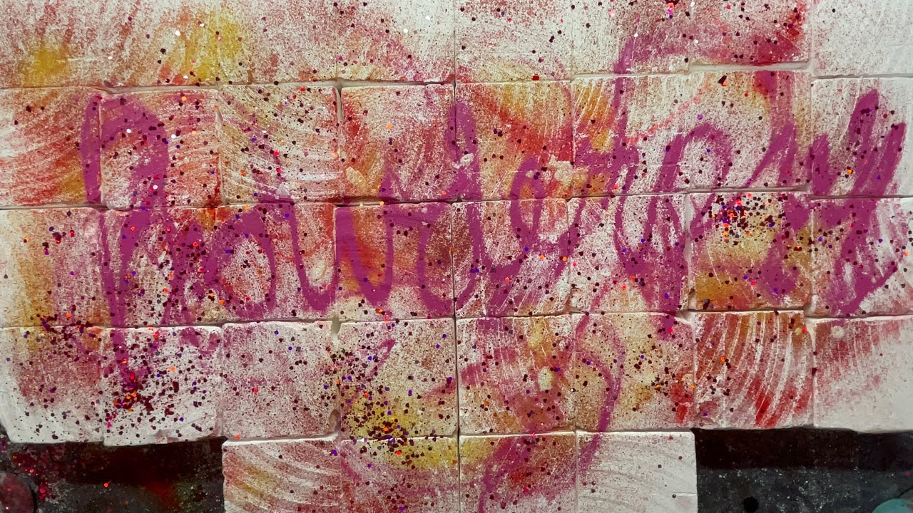 ⁠@powderpuffgirlasmr 10k thank you collab - 36 Blocks Soft A Chalk + Spray Pigment💕