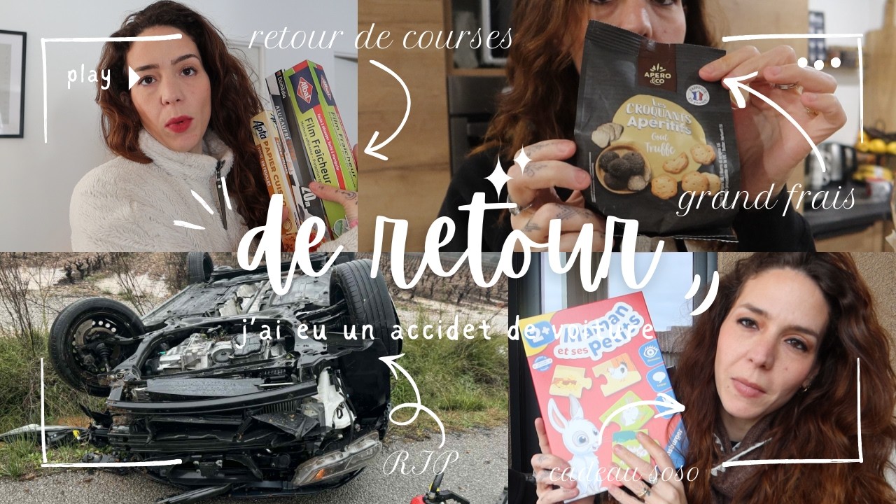 J'ai eu un GROS accident de voiture avec les efants