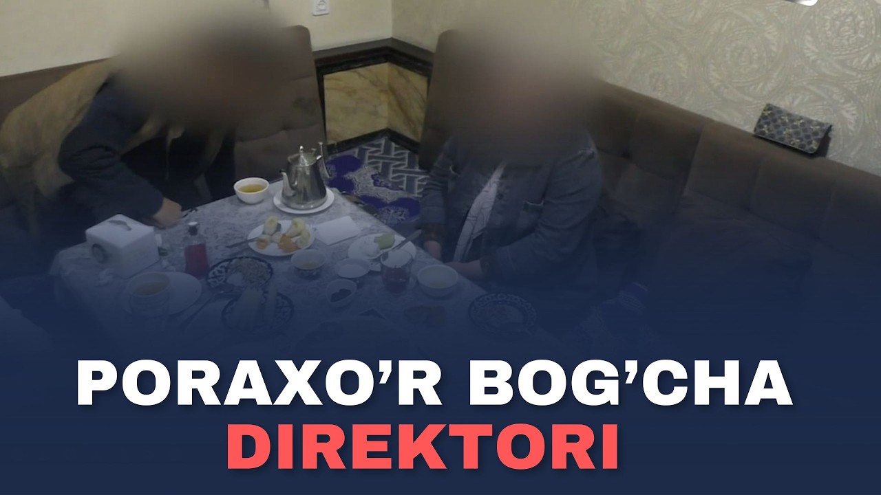 DANG'ARA TUMANIDA BOG'CHA MUDIRASI PORA OLAYOTGANDA QO'LGA OLINDI