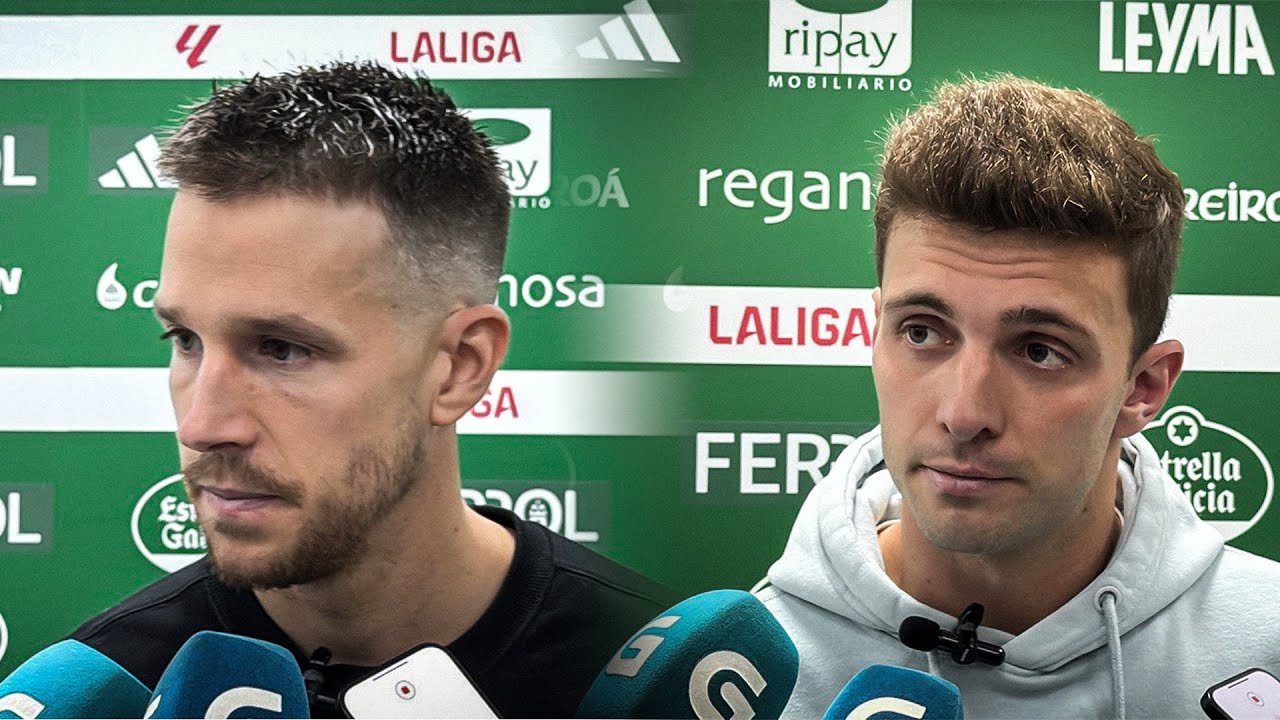 ZONA MIXTA | Josep Señe y Fran Manzanara tras el encuentro #RacingFerrolLevante