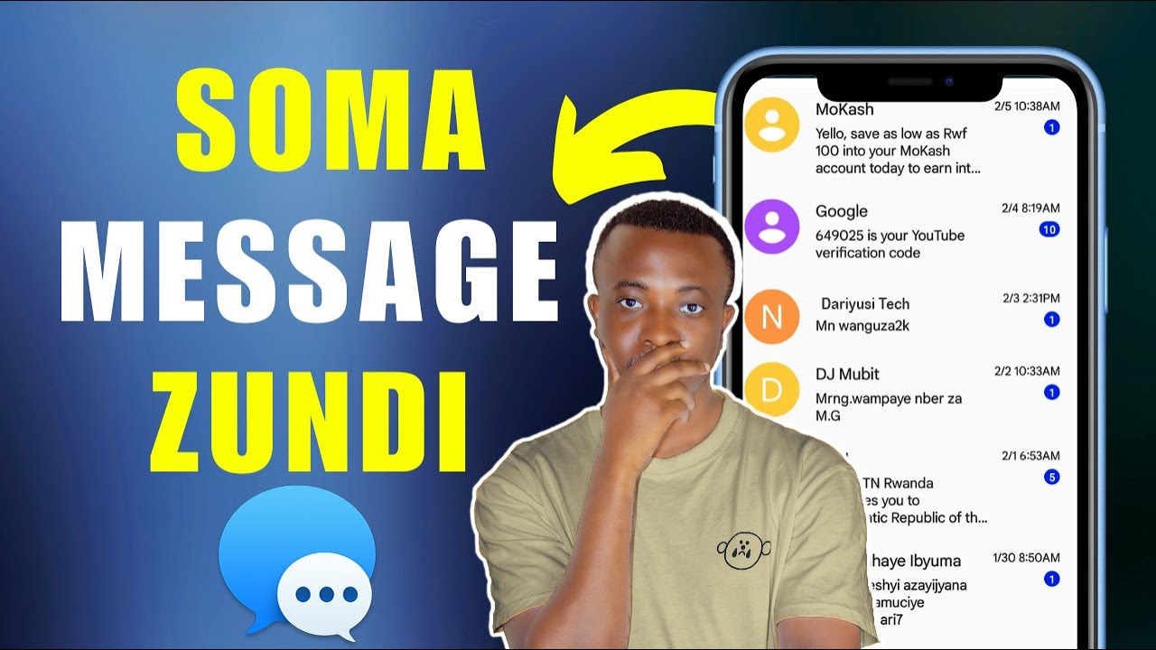 UKO WASOMA TEXT MESSAGE ZUNDI MURI TELEPHONE YAWE SMS