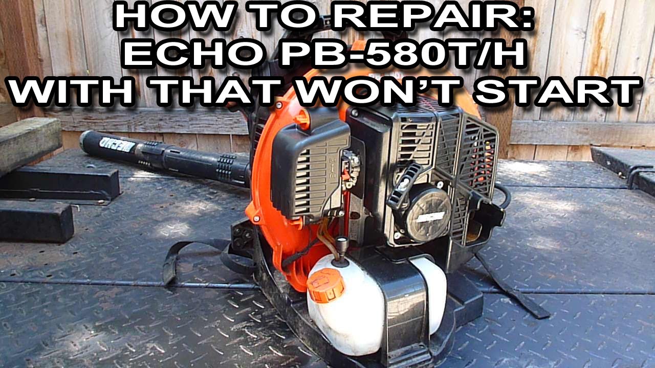How To Repair An Echo PB580T or PB580H That Won't Start And Has Piston Damage