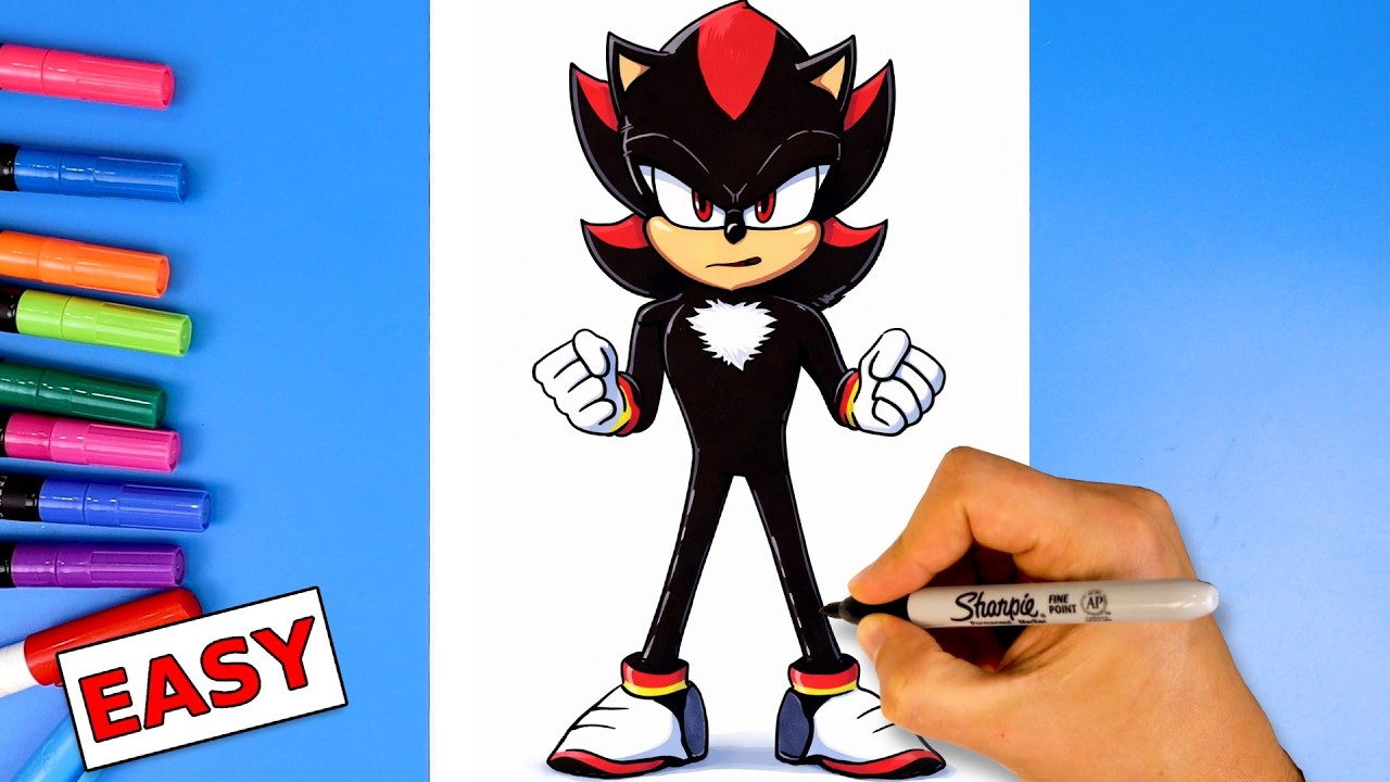 How to Draw Sonic x Shadow Generations | Easy Step-by-Step