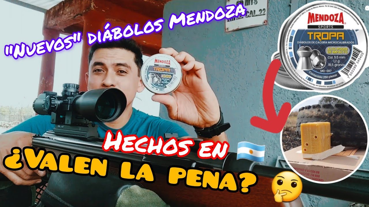 Diábolos Mendoza modelo Tropa | Pruebas de precisión, velocidad y penetración.