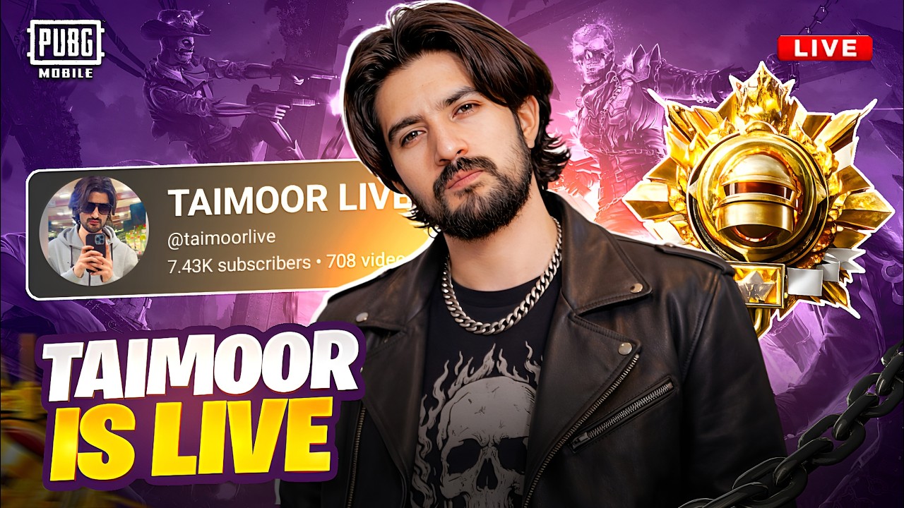RANK #12 ROAD TO TOP 10 | PUBG MOBILE LIVE RANK PUSH | TAIMOOR LIVE