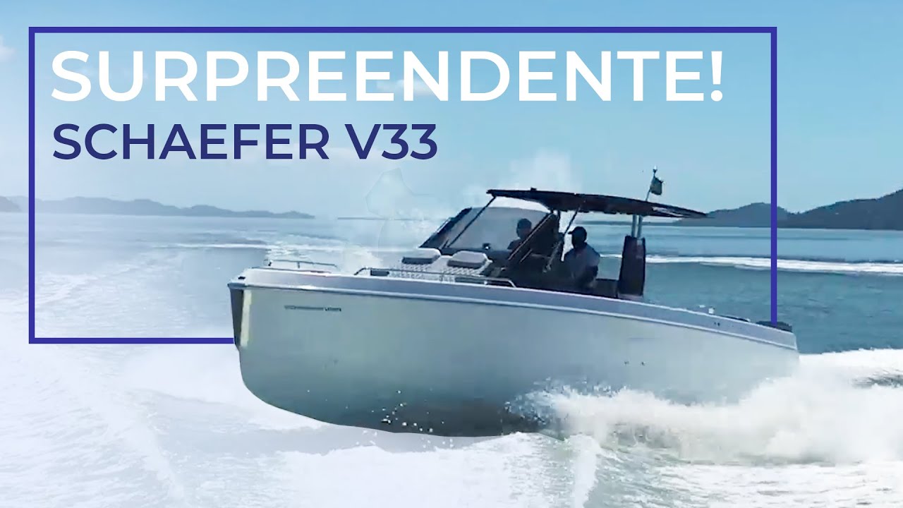 Testamos a nova lancha da Schaefer Yachts! - Schaefer V33, Teste 4 - Minuto Náutico - Marcio Dottori