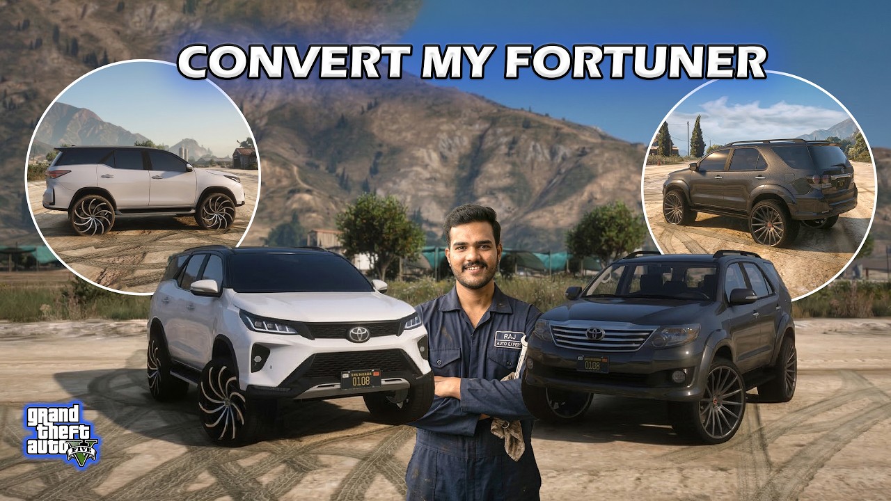 I CONVERT DADAJI FORTUNER OLD TO NEW FORTUNER LEGENDER II GTA-V II