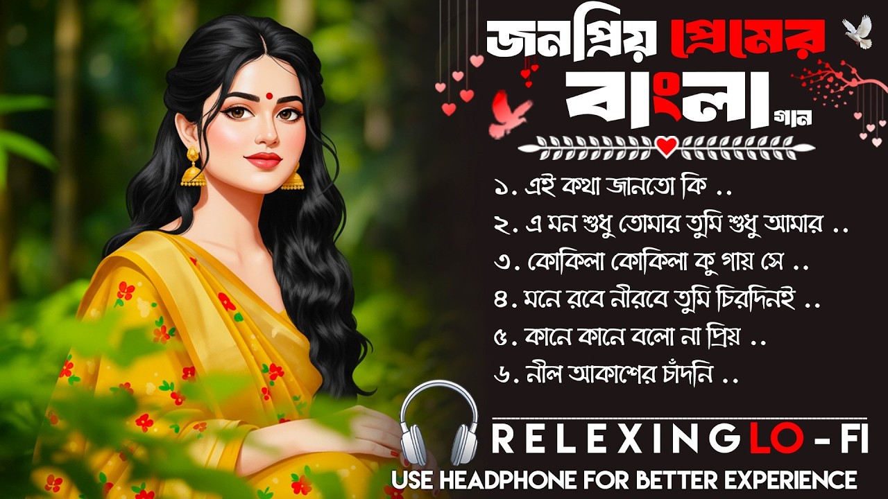 জনপ্রিয় প্রেমের বাংলা | NONSTOP রোমান্টিক বাংলা Lo-Fi Jukebox ২০২৬ | মন ছুঁয়ে যাওয়া প্রেমের গান ...