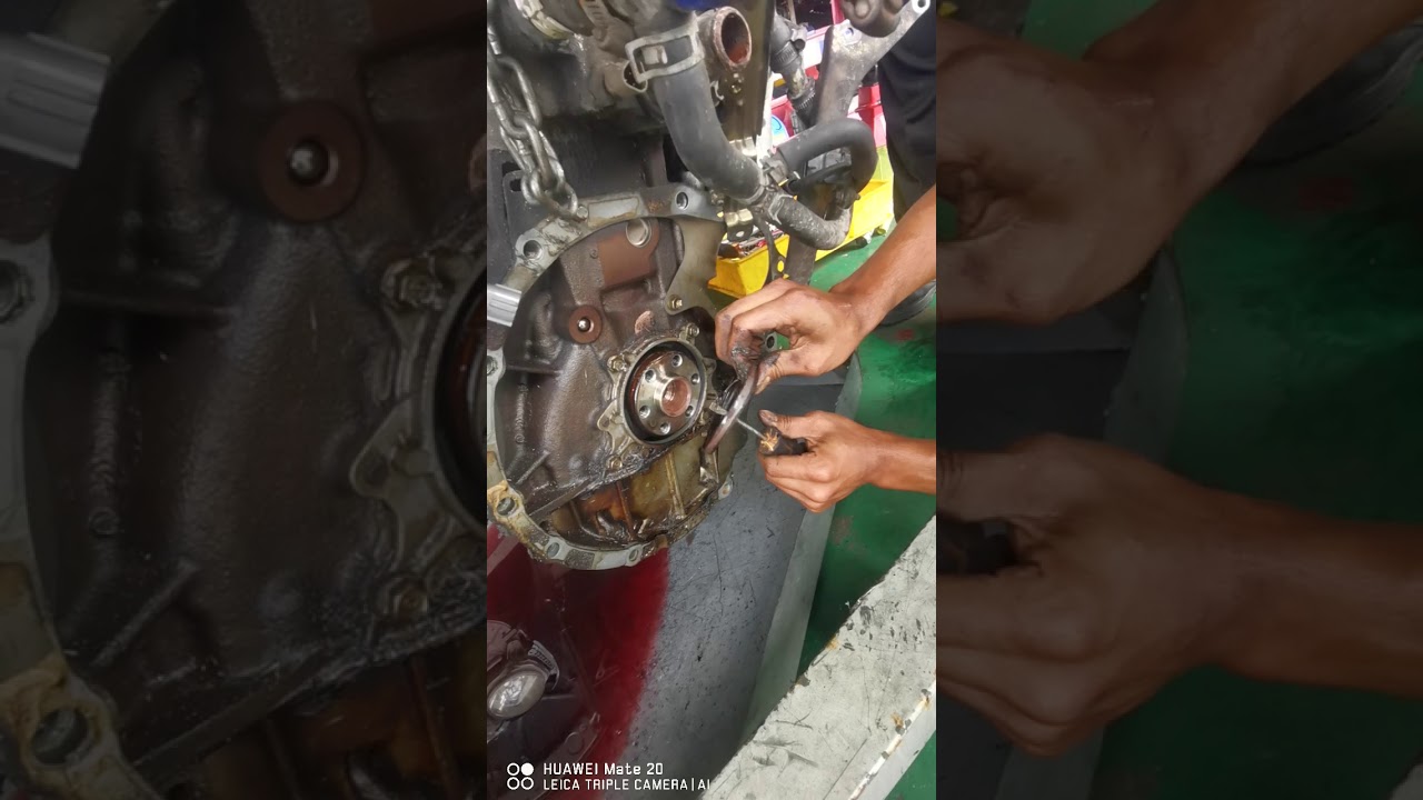 Cara tukar flywheel oil seal, tourqe converter oil seal, drive shaft oil seal kereta perodua