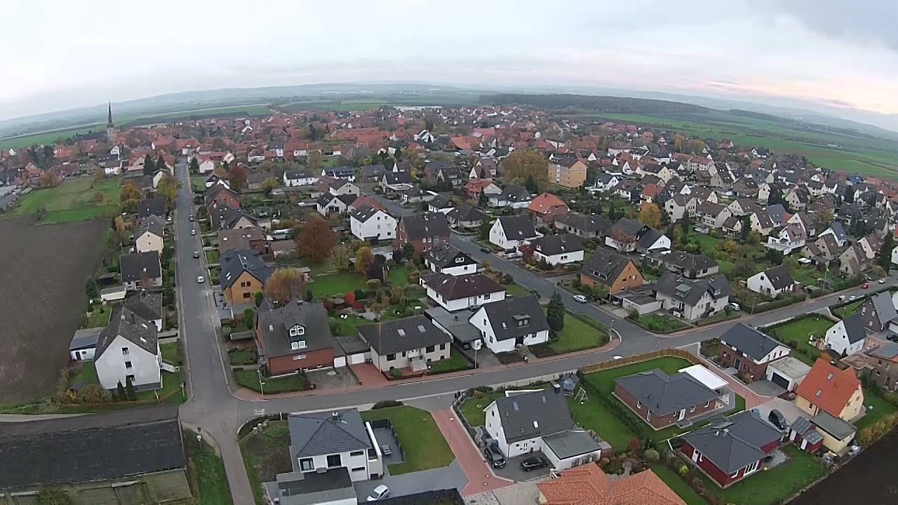 Borsum von oben - Nördlicher Dorfrand