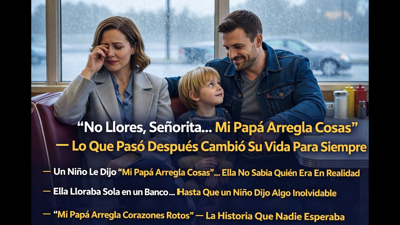 “No Llores, Señorita... Mi Papá Arregla Cosas” — Lo Que Pasó Después Cambió Su Vida Para Siempre