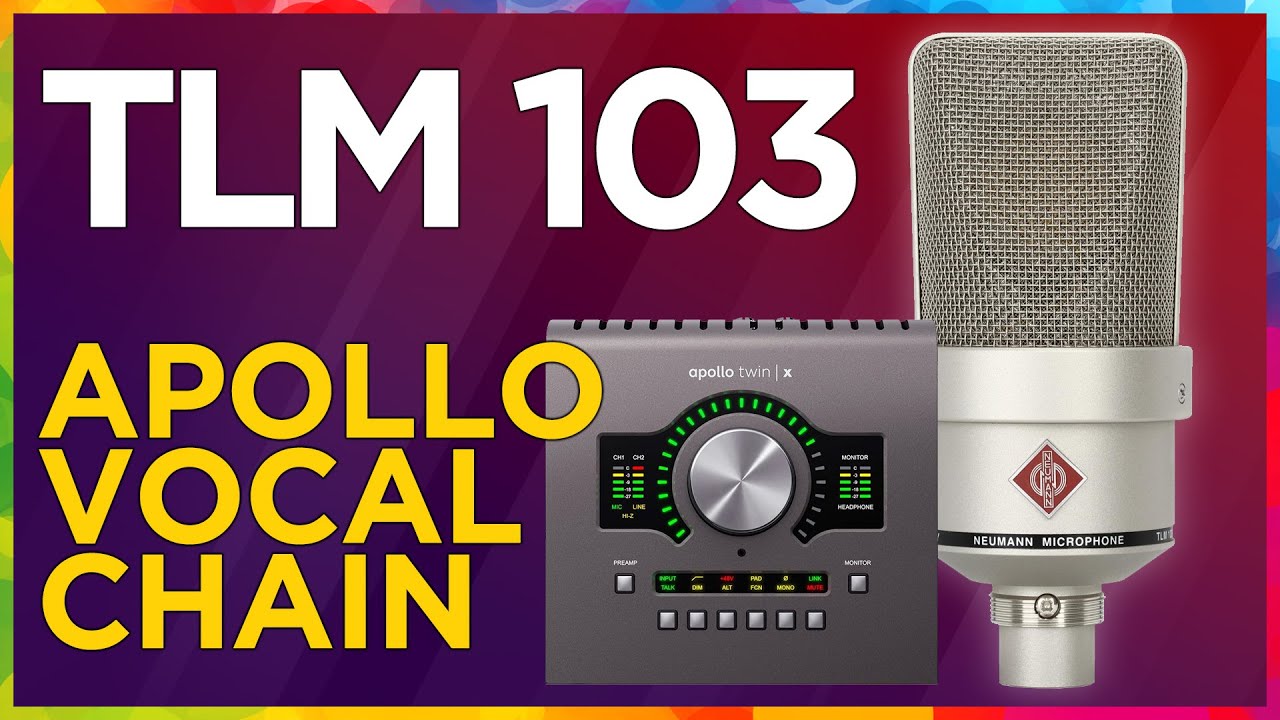 Вокальная цепь Neumann TLM 103 (UAD Apollo Twin X) 2023