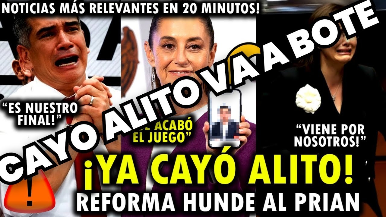 CAE ALITO IRA AL BOTE YA NO PODRA EVITARLO