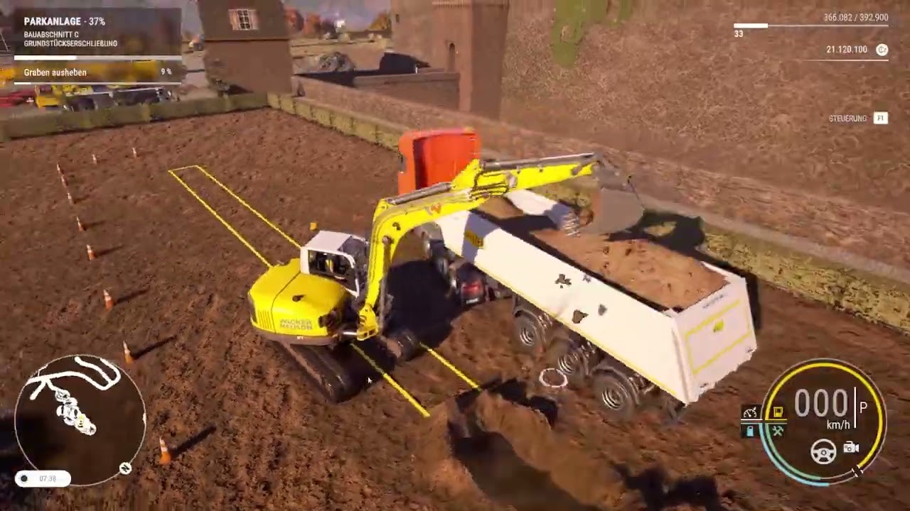 🚧Bau Simulator 2022 Wir müssen die Burg retten Teil 5 Baggern🚧