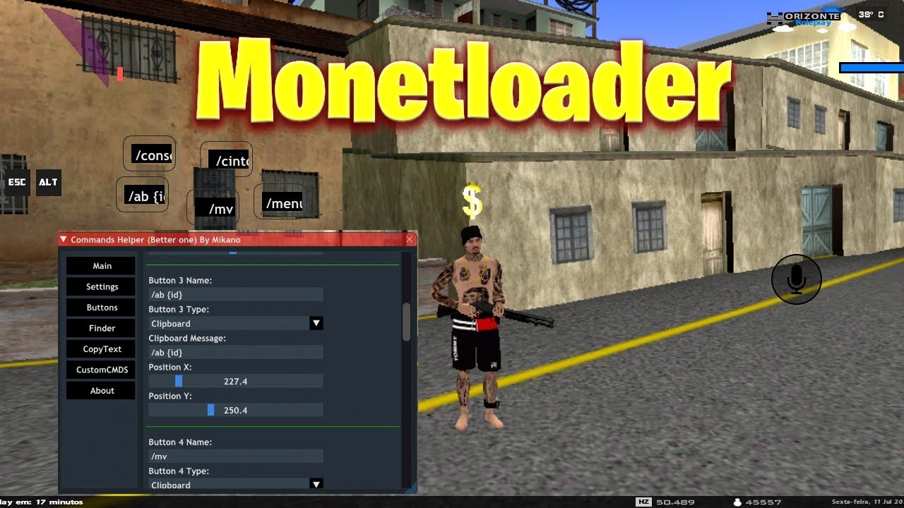 SOLTEI MONETLOADER PACK BOTÕES /HITS SOUNDS HZRP GTA SAMP ANDROID
