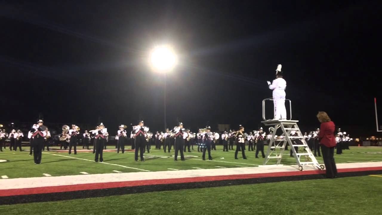 Pinckney Pirate Marching Band 2014- Walking On Sunshine 9/19/14