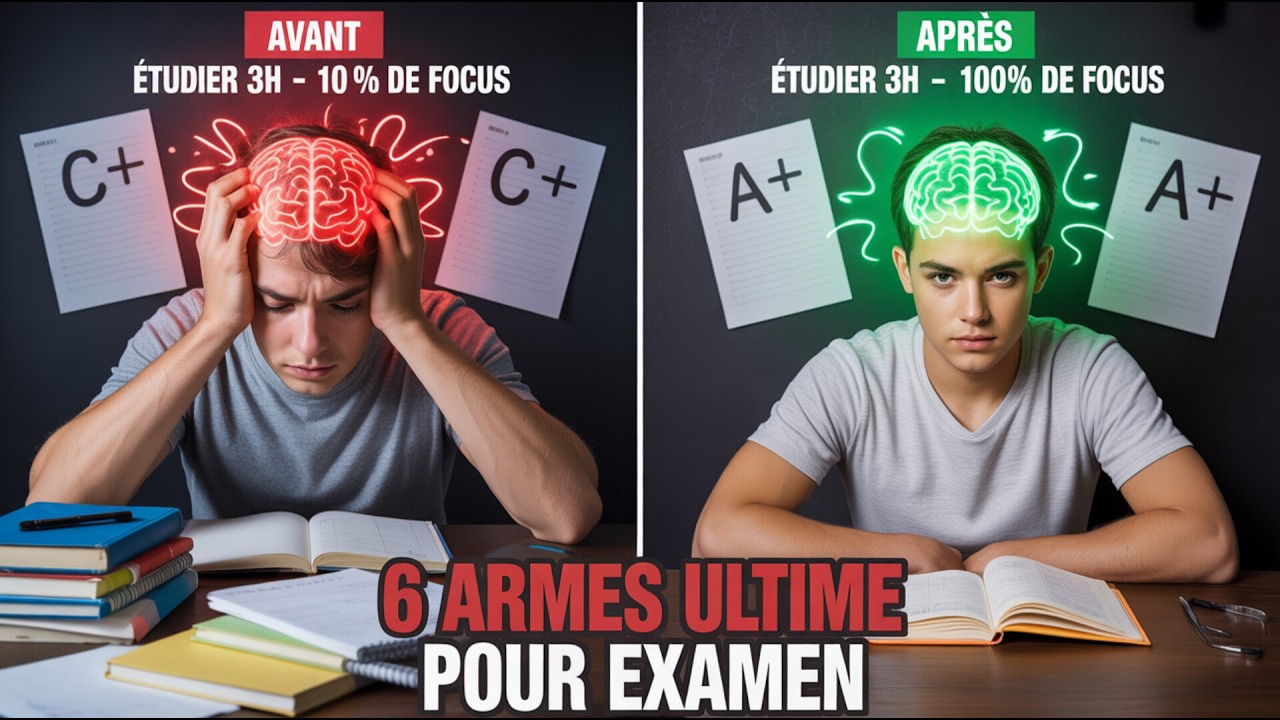 Comment réussir à l'examen, voici 6 ARMES secrètes
