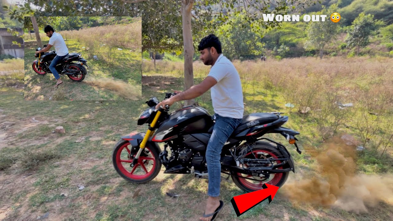 OFF Roading 😱 Apache RTR 160 4v Wornout Drifting Stunt 🔥l 