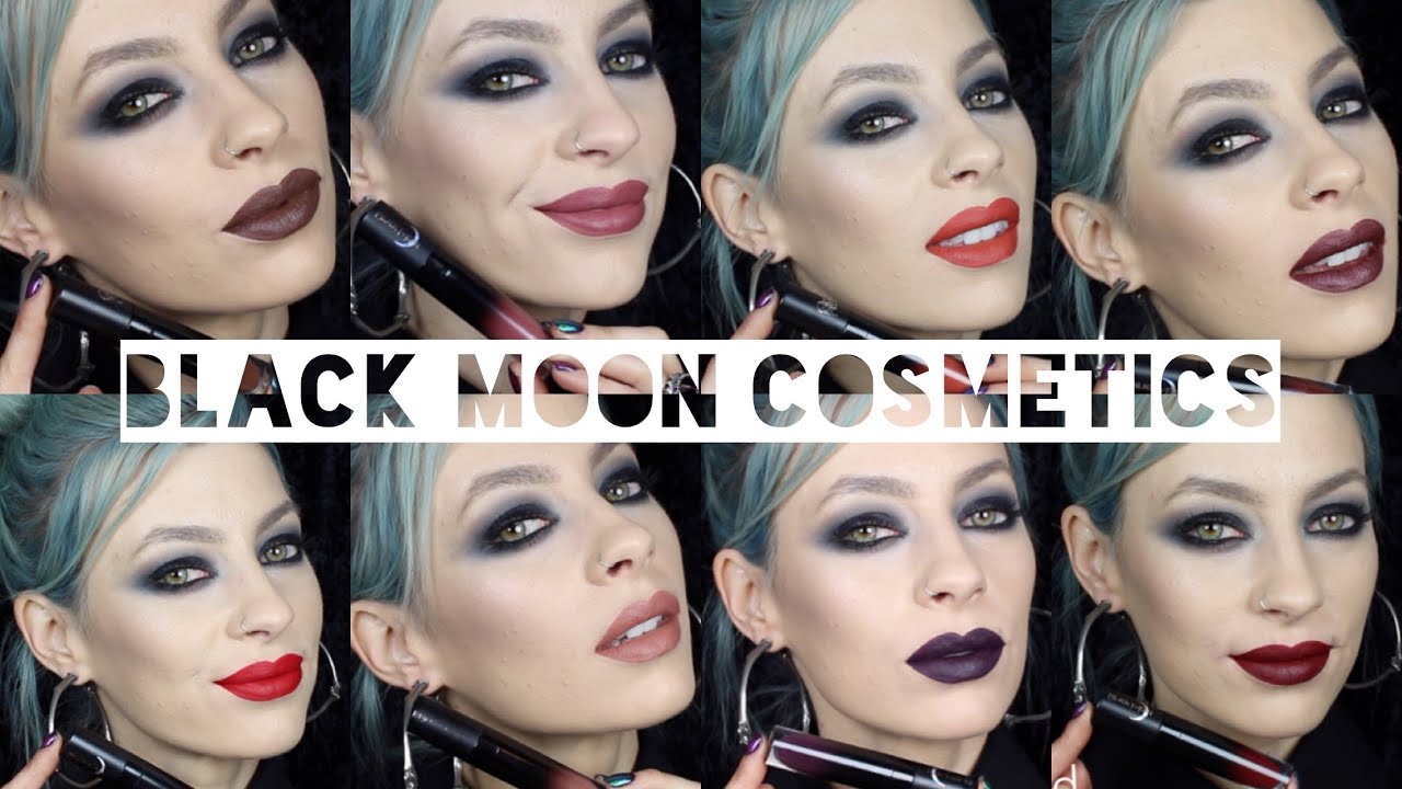 Black Moon Cosmetics Liquid to Matte Lipstick | Swatches & Review