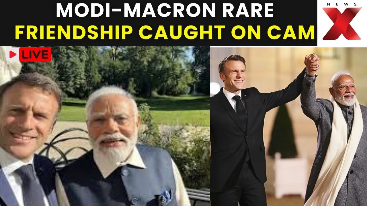 Modi-Macron Friendship LIVE: Rare Candid Moments of Narendra Modi & Emmanuel Macron | NewsX