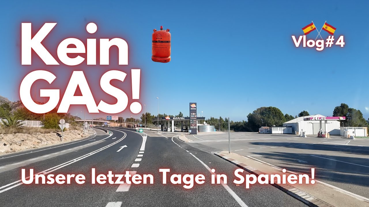 Vlog #4: Das Gasflaschen-Chaos! Die letzten Urlaubstage🌞🌊 in Cambrils & Roses und 1400km Rückreise🇩🇪