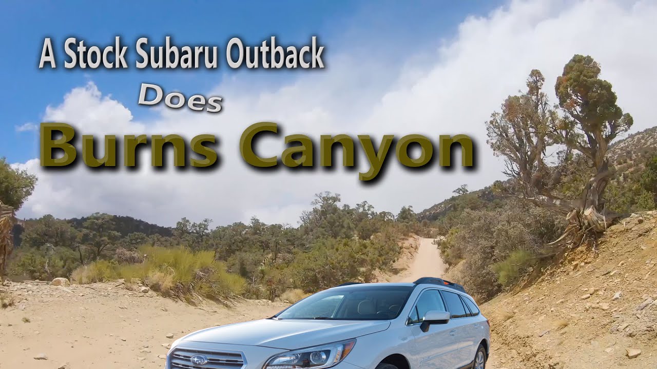 A Stock Subaru Outback Does Burns Canyon Road