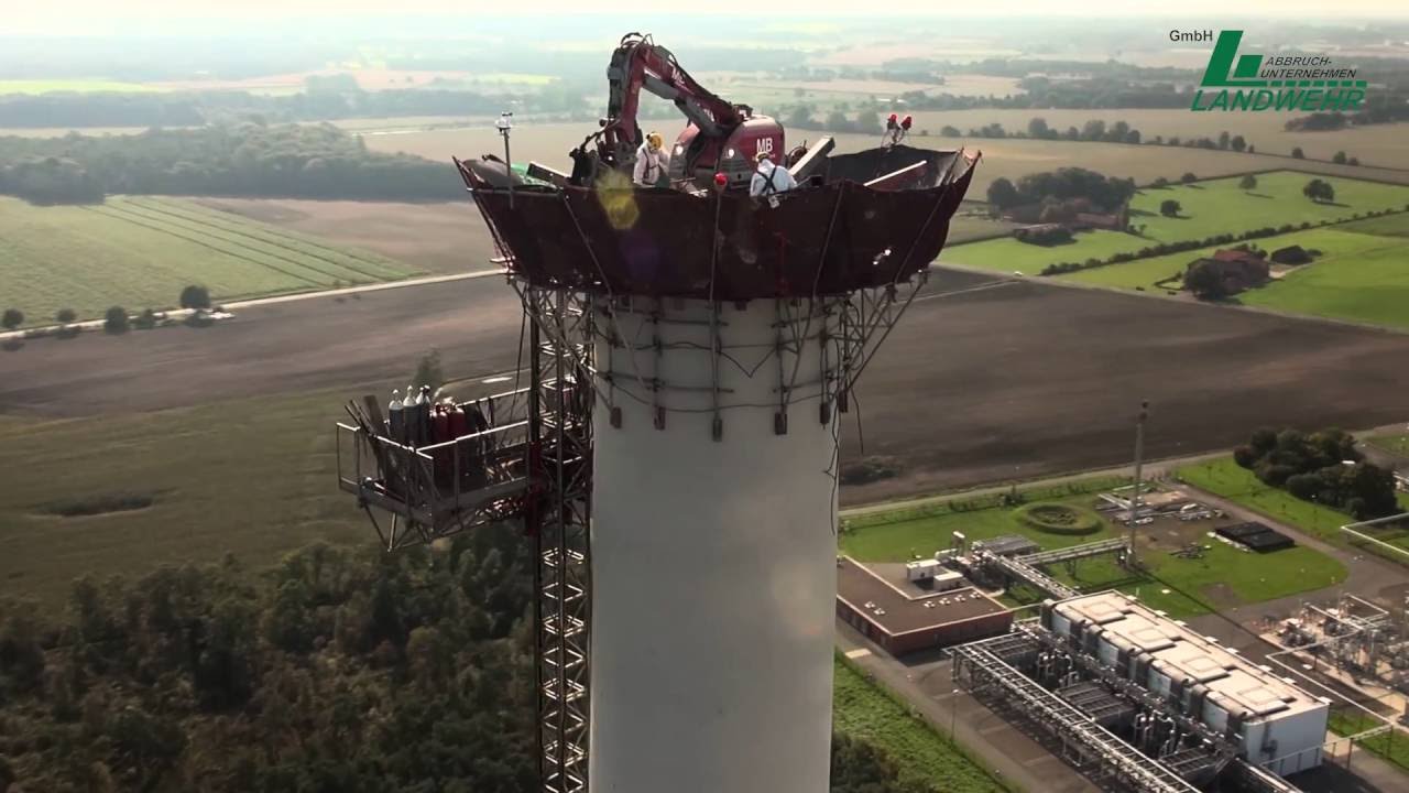Rückbau der NEAG in Steyerberg-Voigtei, 2015 – Abbruch Landwehr