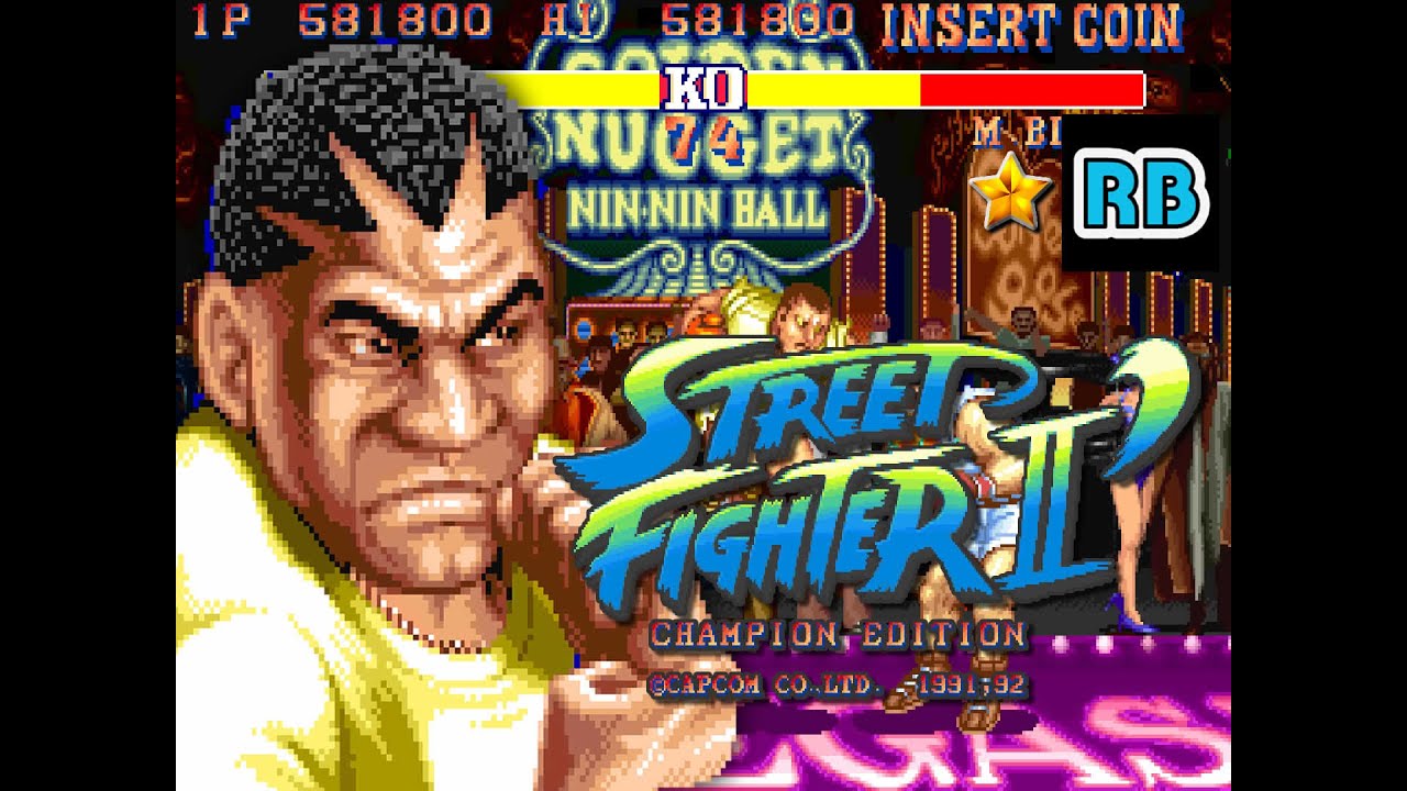 1992 [60fps] Street Fighter II' M. Bison ALL