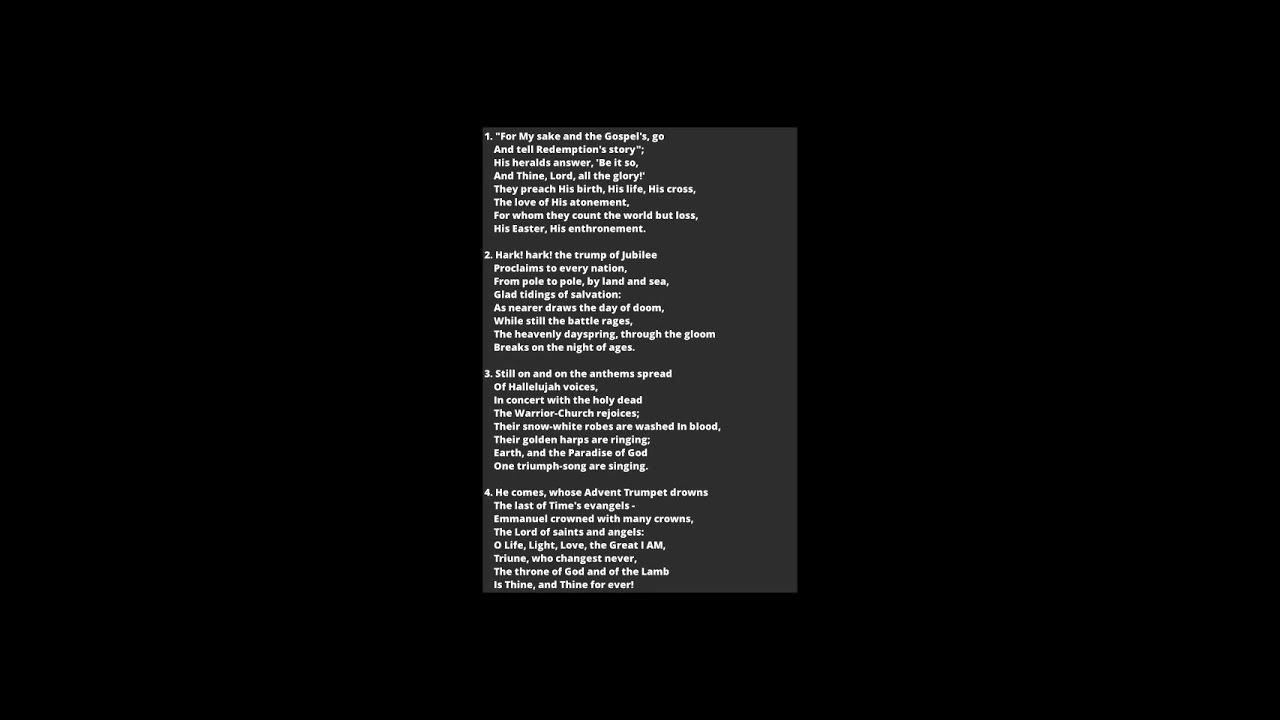 GHS 250 - For My Sake and The Gospel's Go
