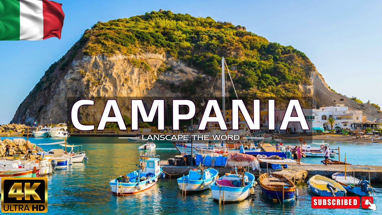 Beautiful Campania 4K &bull; Relaxing Italian Music, Instrumental Romantic &bull; Video 4K UltraHD