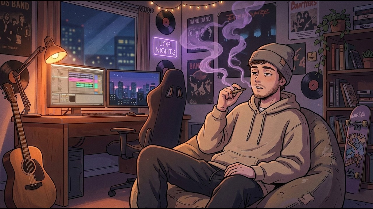 Midnight Smoke Theory — Playlist420 | Chill Rap • Bluesy Hip-Hop • Late Night Stoner Vibes