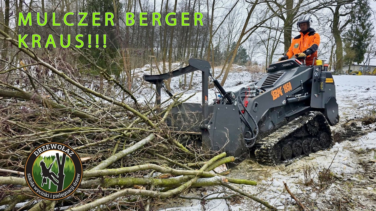 Mulczer Berger Kraus!!! Czyszczenie działki pod inwestycje - Drzewołaz