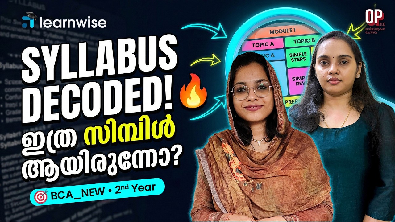 Orientation Program 11.0 | Syllabus Decoding | BCA_New 2nd Year | Kerala's No.1 IGNOU Coaching