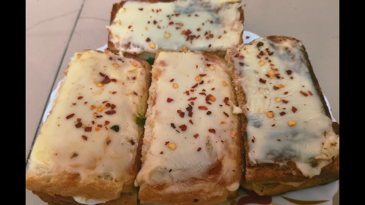 Masala Sandwich Pizza Bread | Cheesy Snack for Kids | Evening Snack Recipe | Cooking with Anjana