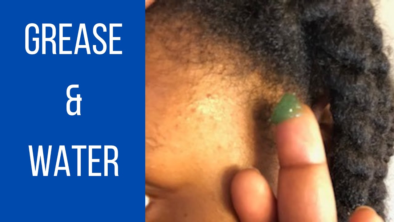 SheaMoisture broke off her edges, so I'm using BLUE MAGIC to QUICKLY REGROW them!     #grease #water