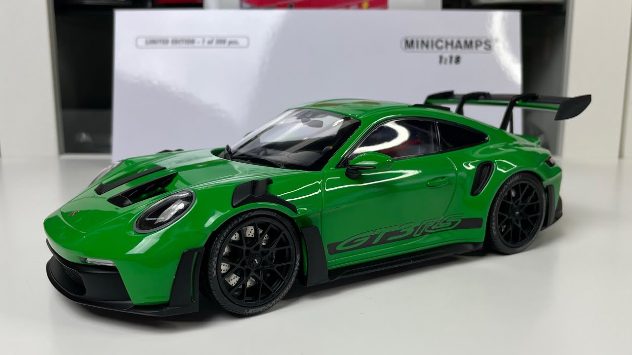 1:18 Porsche 911 (992) GT3 RS - Minichamps [Unboxing]