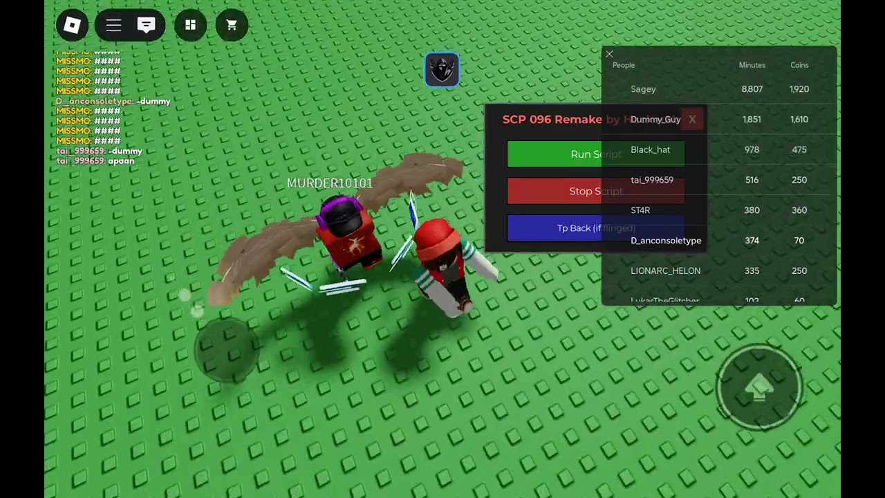 Scp 096 remake by hackerable (r15 and r6) with fling and serverside sounds #roblox #exploits #scp
