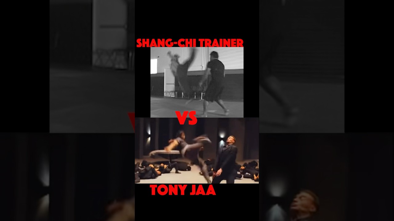 Shang-Chi Trainer vs. Tony Jaa! 🔥 Who Has the Better Corkscrew Kick?!